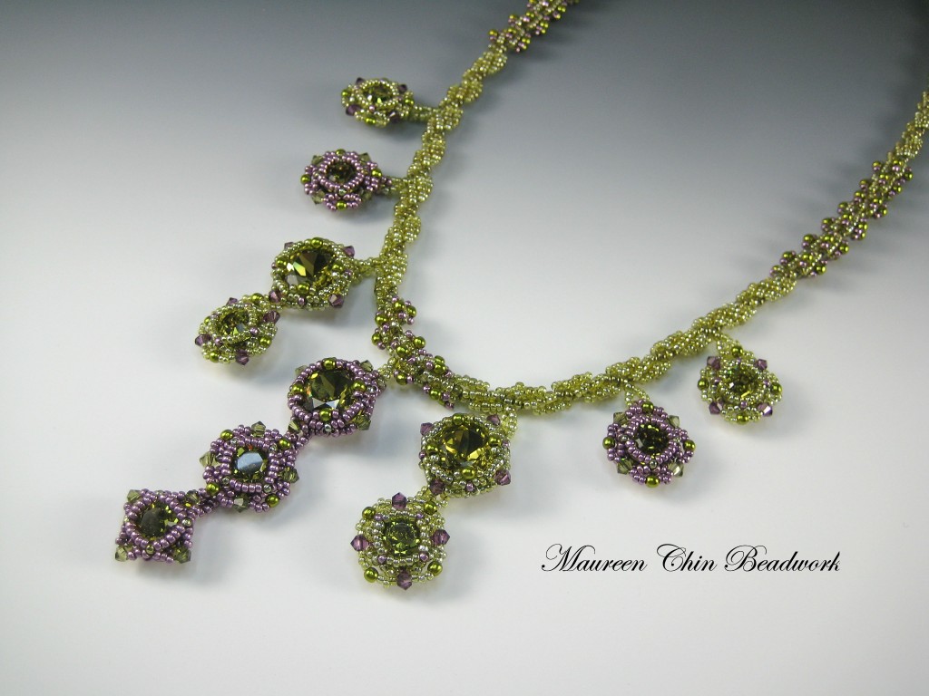 Radiant Gems Necklace by Maureen Chin