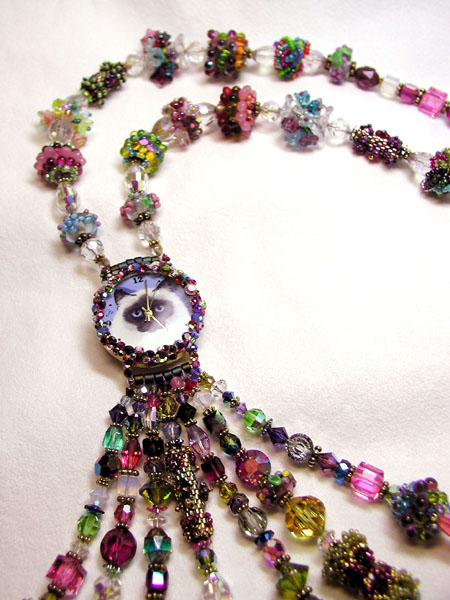 Petite Beaded Bead Necklace